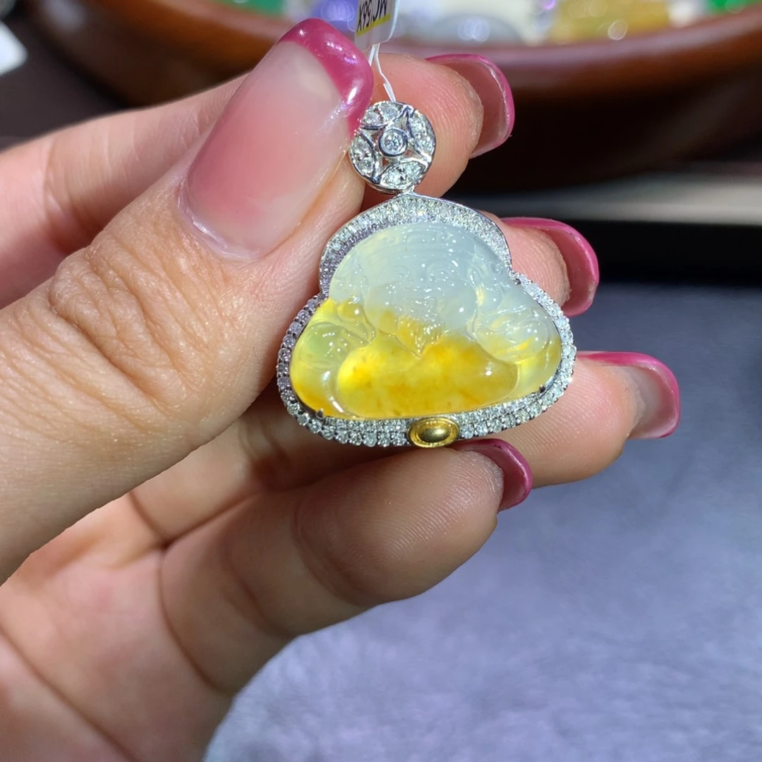 颈饰未镶嵌翡翠翡翠吊坠