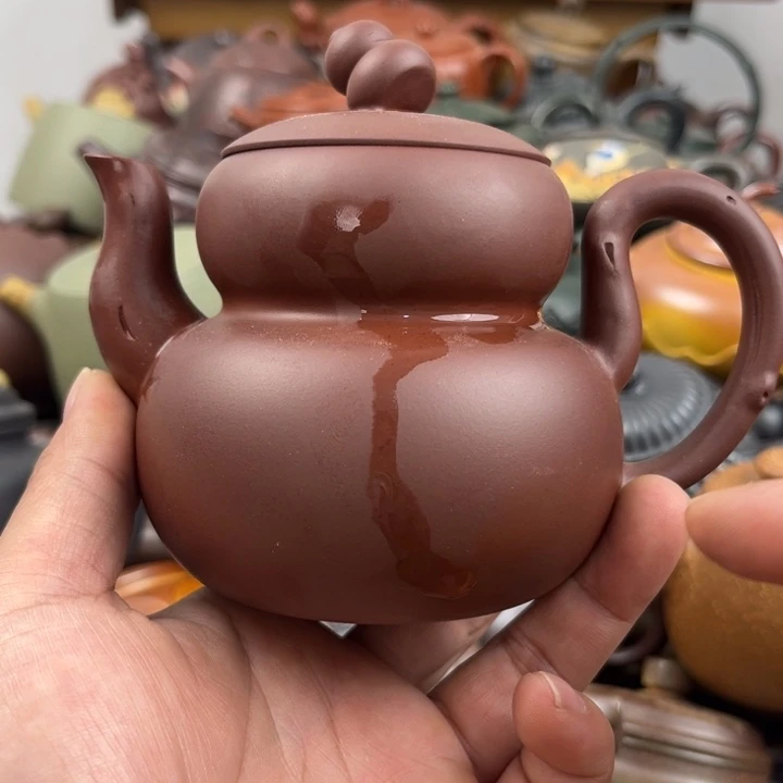 茶壶紫砂紫砂壶花泥
