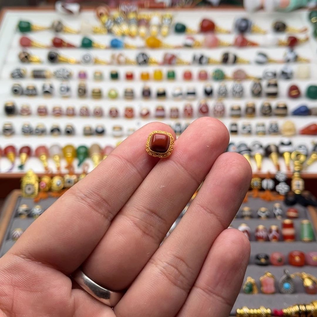 @***。玛瑙/玉髓未镶嵌单珠