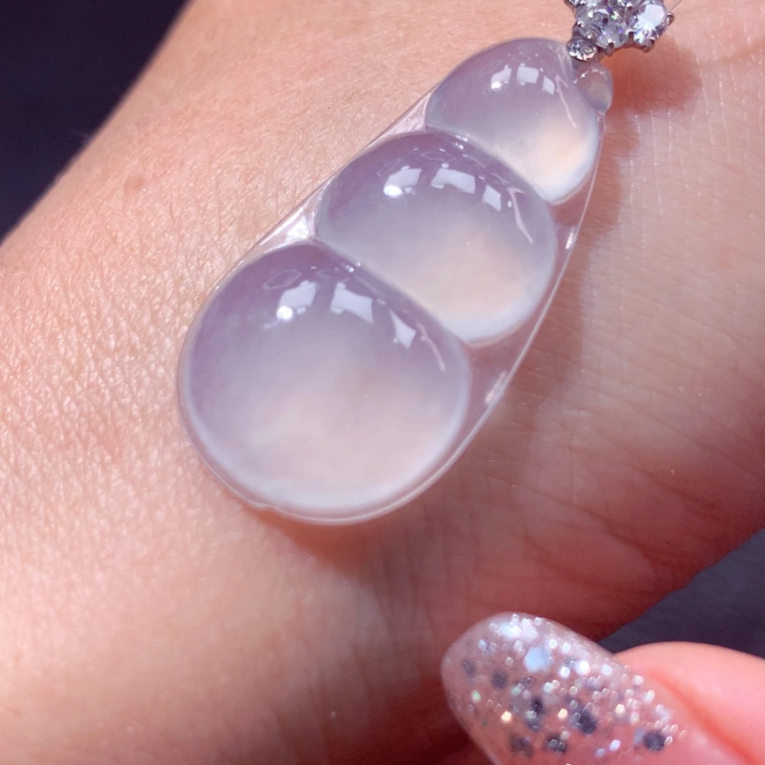 定制翡翠18K金镶嵌翡翠