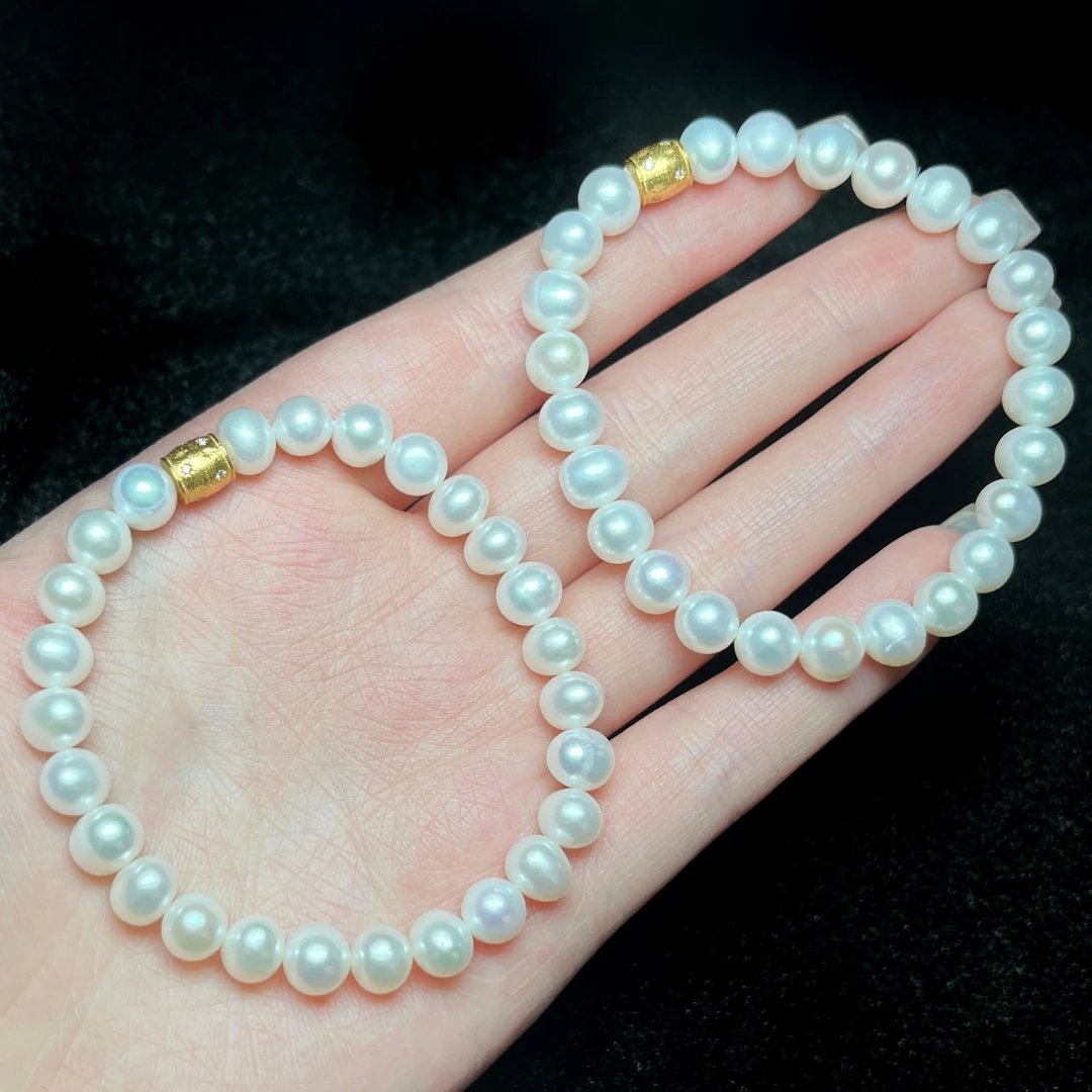 【云上好物】16 DS10069-珍珠DIY手串—多样性发一件-椭圆随型（JG）