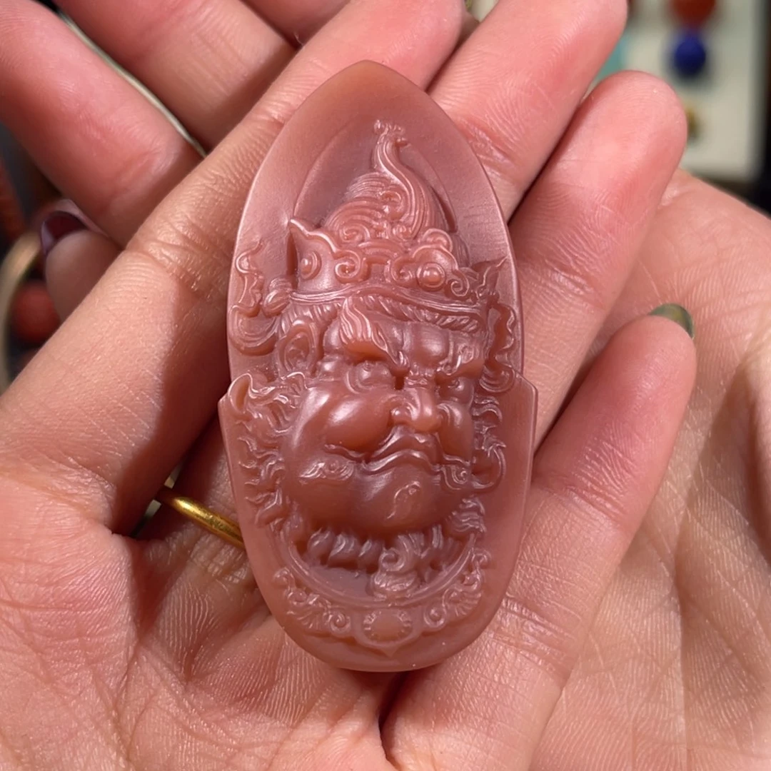 玛瑙/玉髓盐源 黄财神未镶嵌