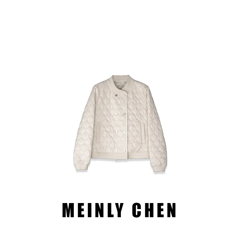 【MEINLY  CHEN】高端设计师款时尚百搭休闲轻薄秋冬外套8253018
