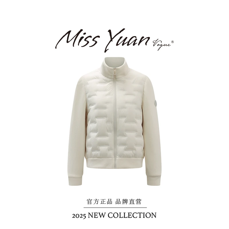 M.Y 媛总 RDDR新款男女同款奥粒绒拼接鹅绒羽绒服  2967