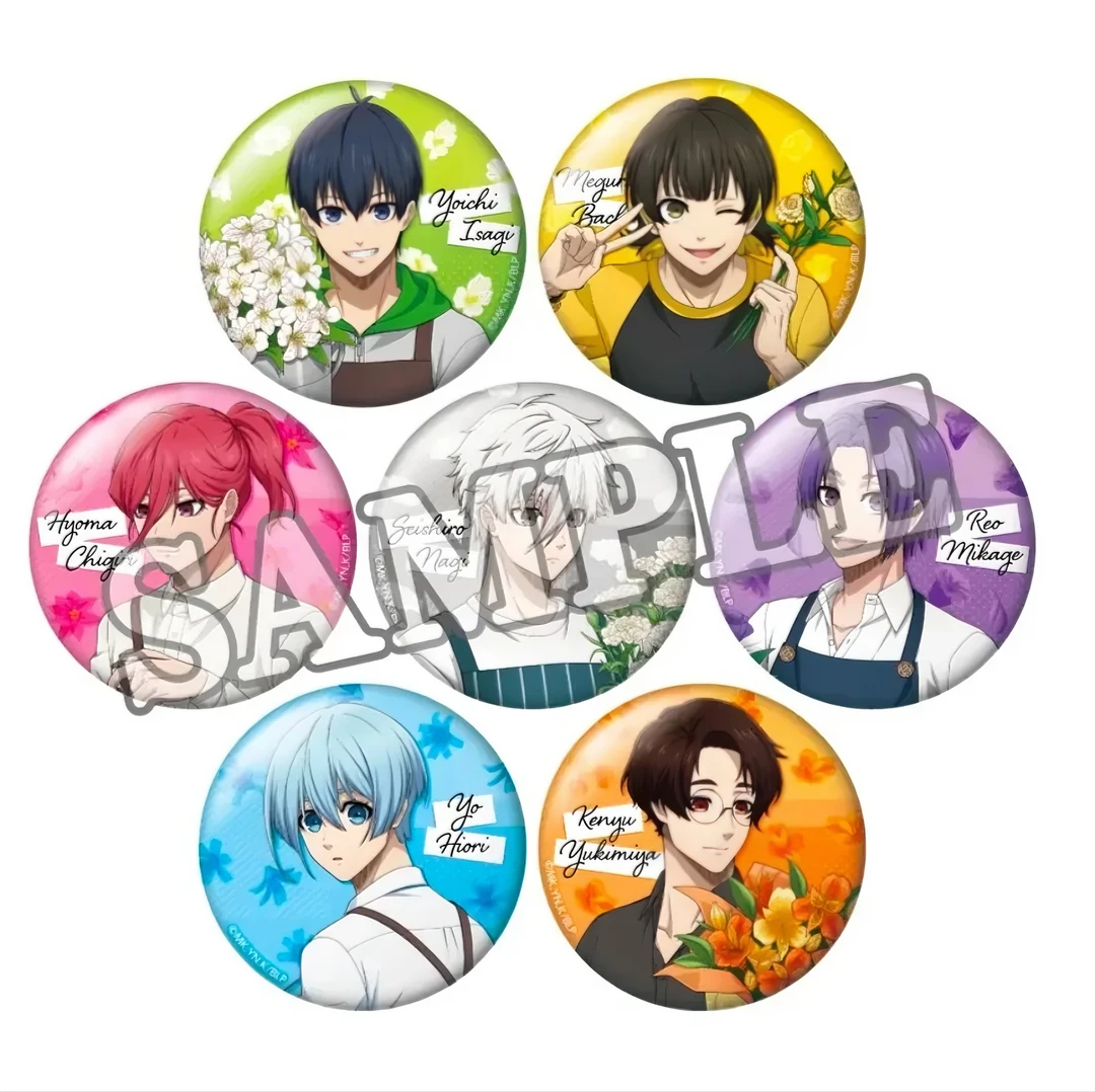 【日谷场贩】蓝色监狱 场贩 花店 正比吧唧 q版吧唧盲抽透卡立牌