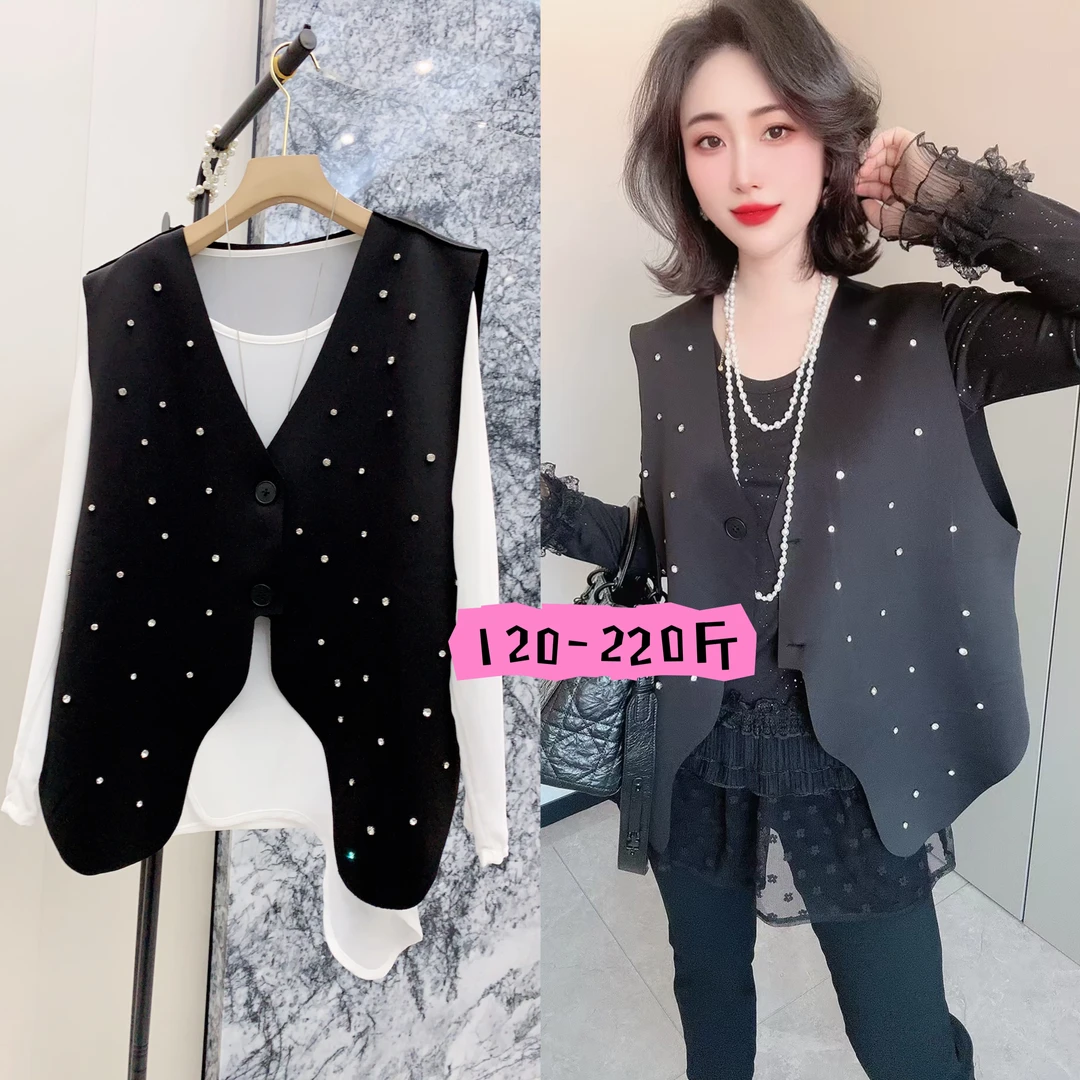 Y大码马甲薄款加肥加大码220斤