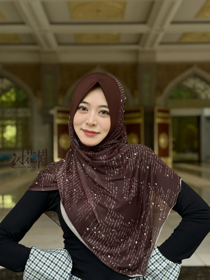 【软】小花园定制绕巾--蝉翼（不支持7天无理由，不退换）