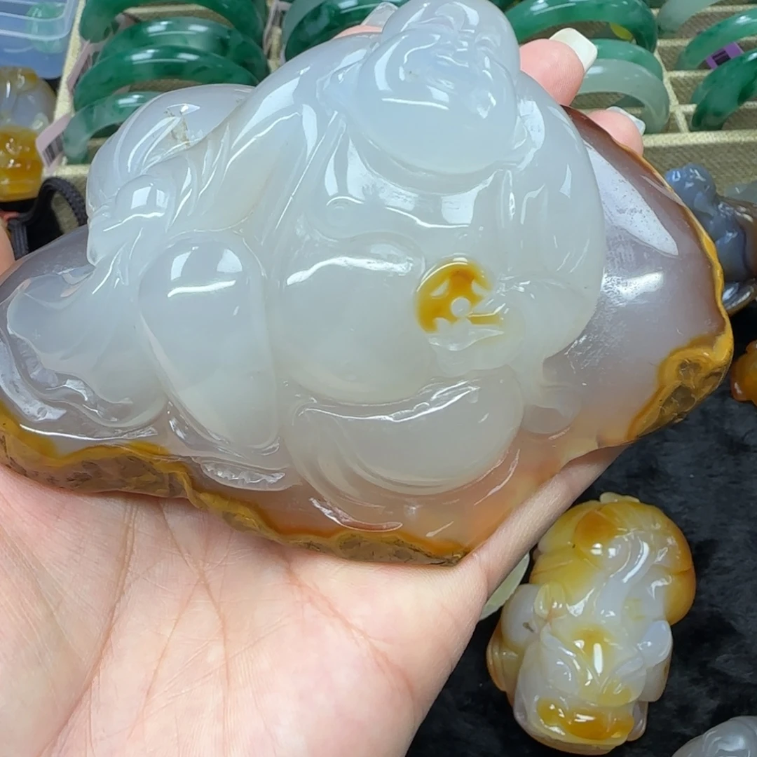 玛瑙/玉髓合金摆件