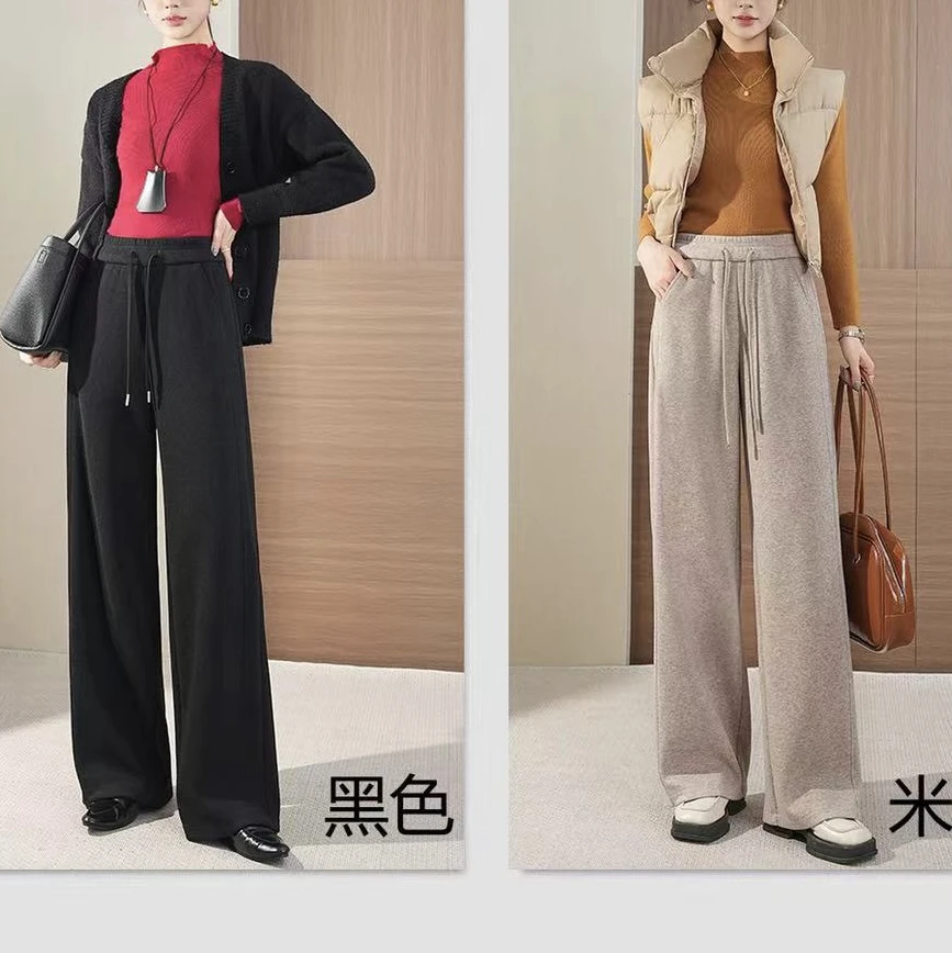 1150款休闲抽绳阔腿裤