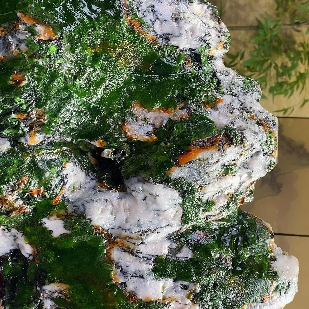 石材山水画作品欣赏摆件