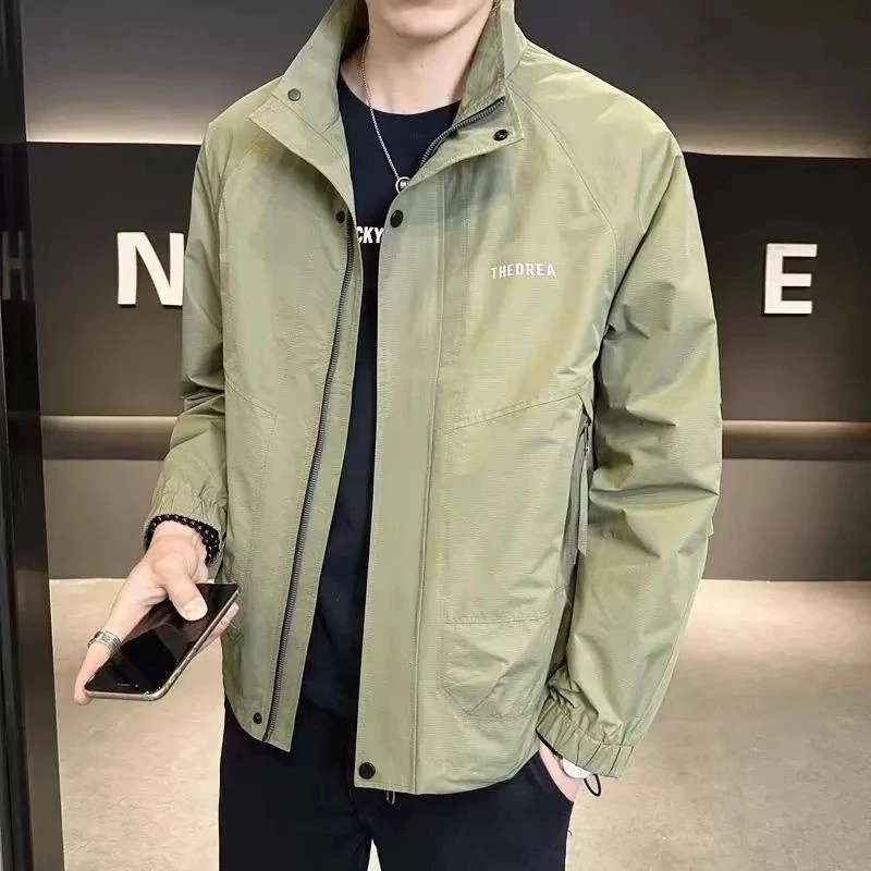 春季新款立领夹克男士休闲时尚夹克外套S313