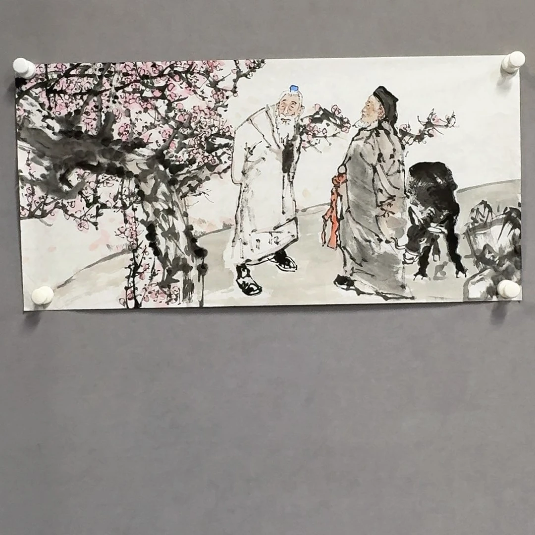 国画亲笔手绘放心去藏
