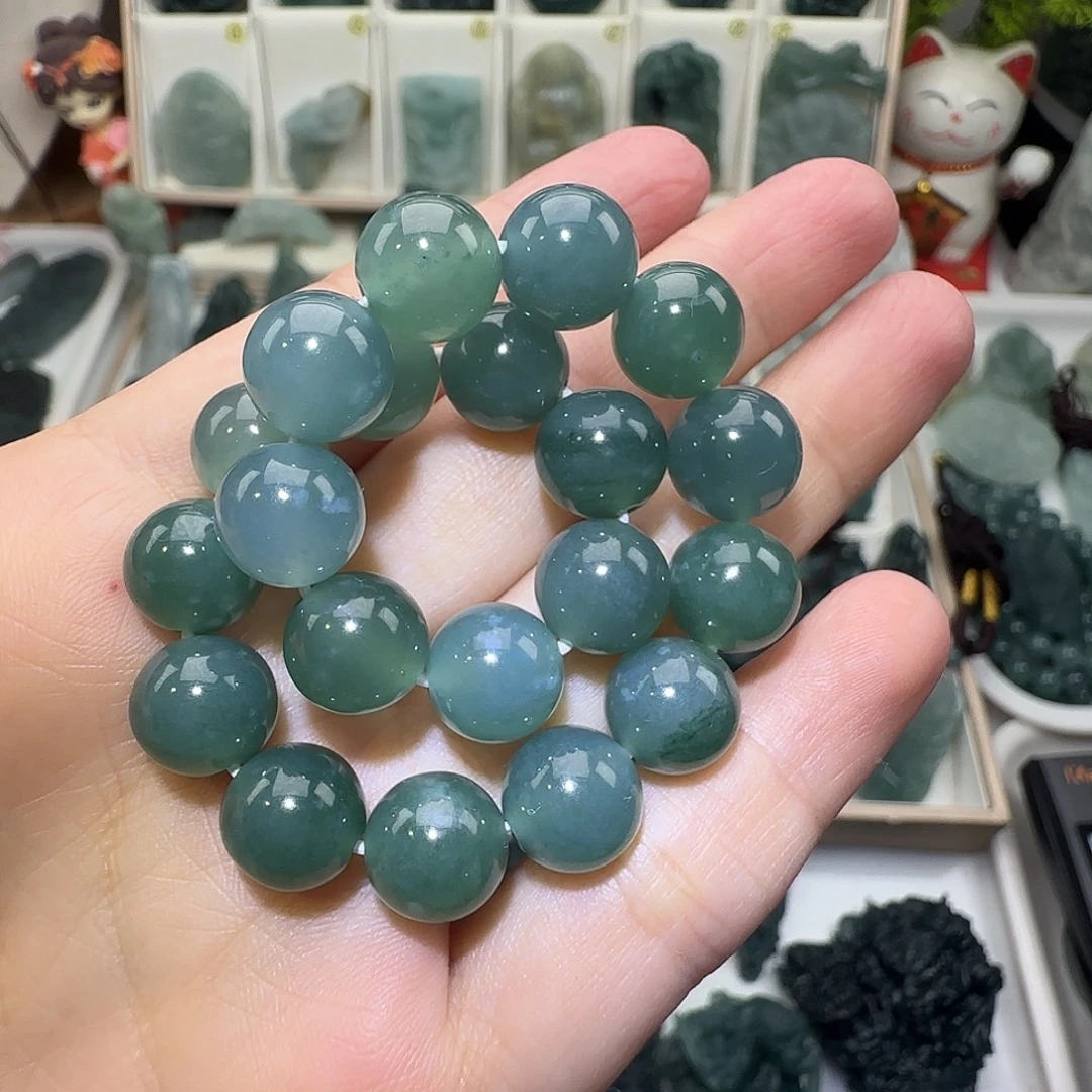 趣***路定制翡翠未镶嵌大威天龙翡翠定制