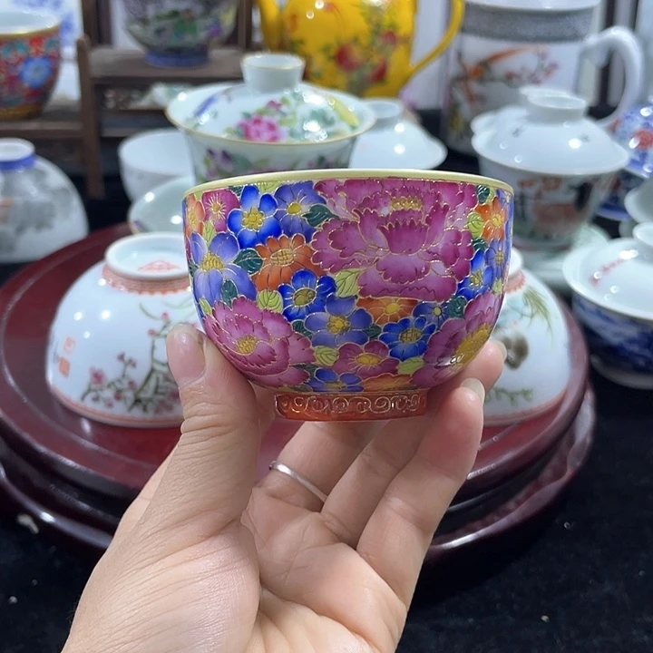 景德镇陶瓷手绘主人杯