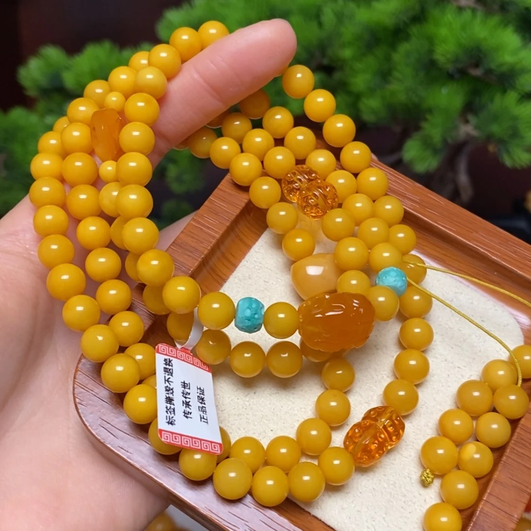 【闪购商品】未镶嵌颈饰蜜蜡项链