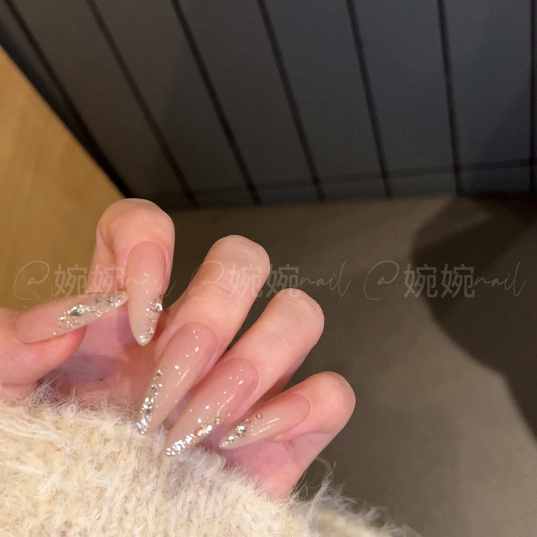 【繁星点点】婉婉 纯手工贴钻百搭设计穿戴甲