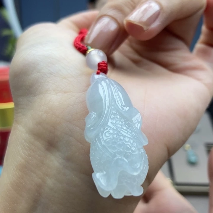 翡翠未镶嵌颈饰吊坠7