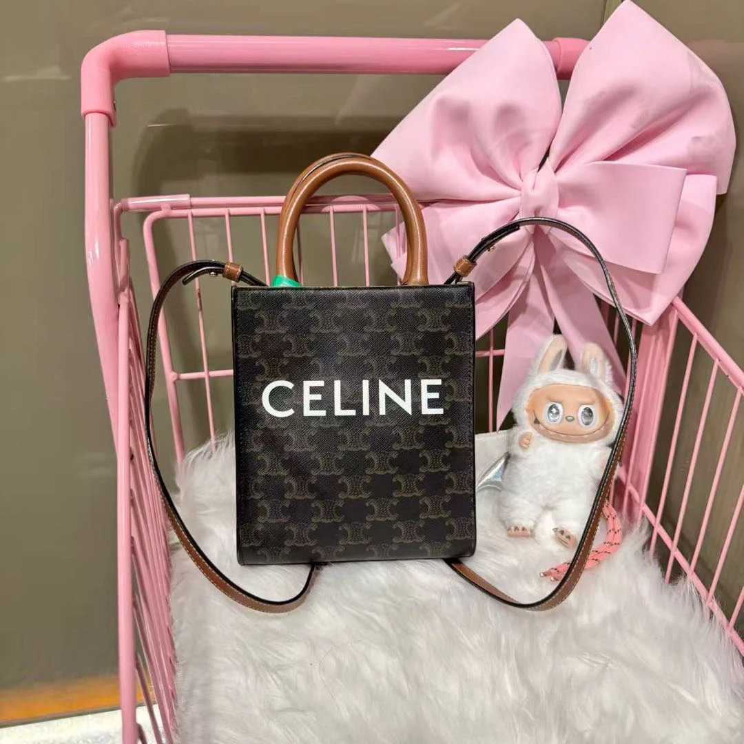 95新 Celine/思琳 老花琴谱斜挎包/6208