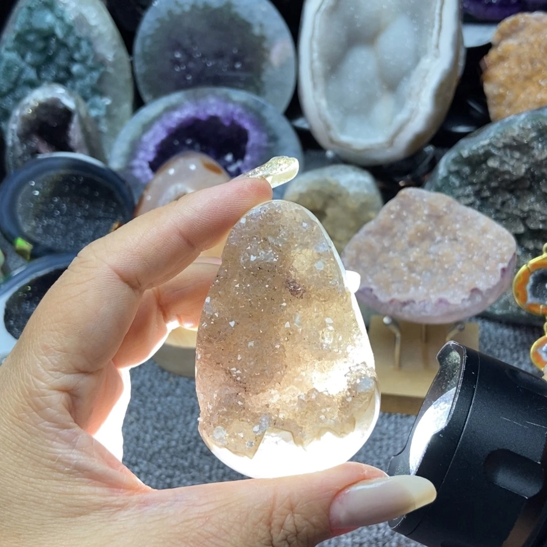 紫晶摆件未镶嵌水晶