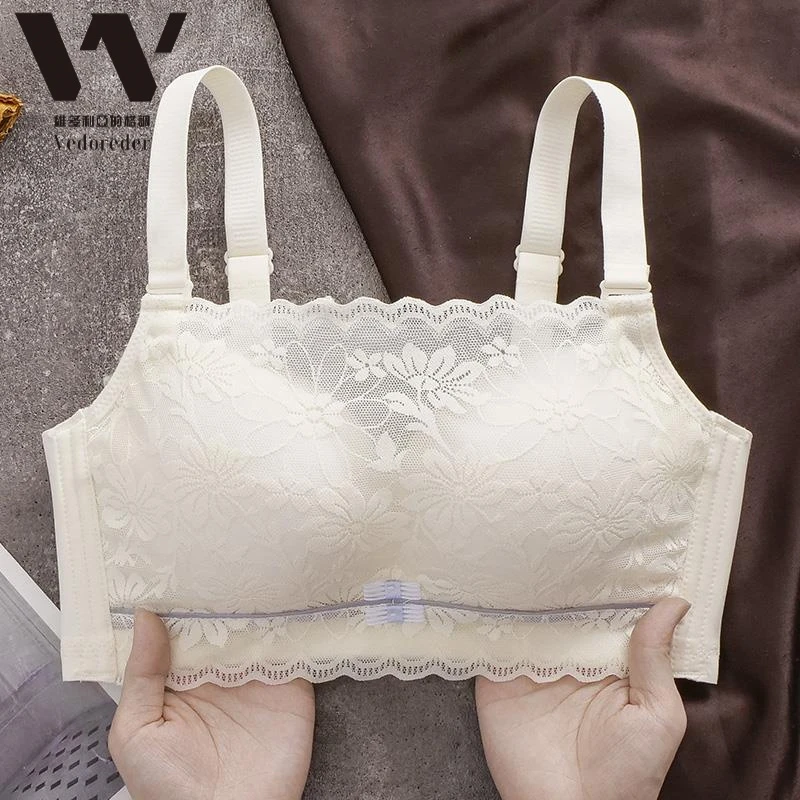 维多利亚夏季女小胸专用抹胸内衣女小胸聚拢6CM加厚无钢圈显大