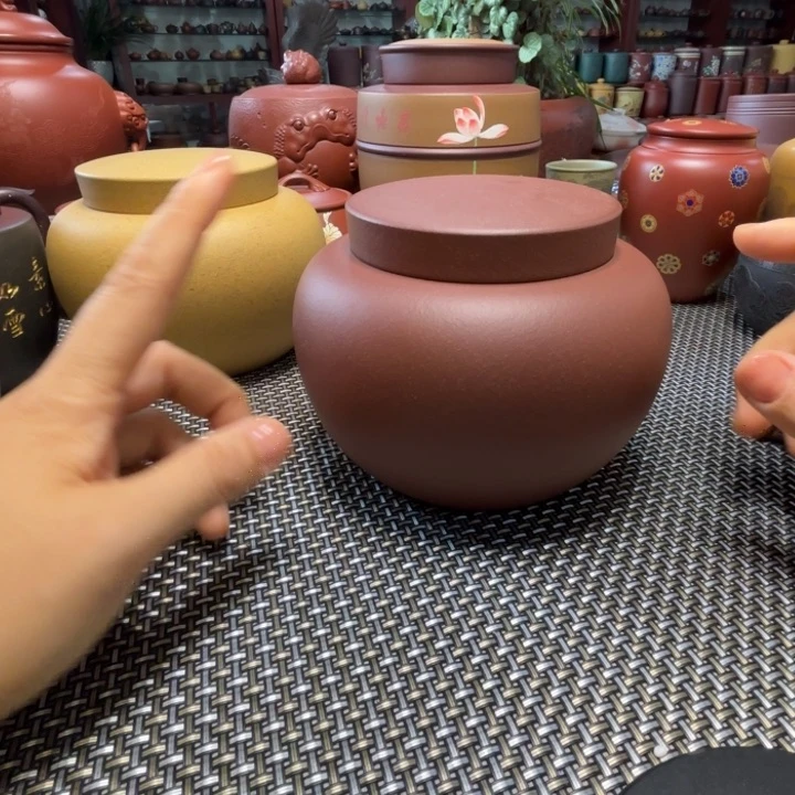 紫砂茶叶罐中高端紫砂茶叶罐