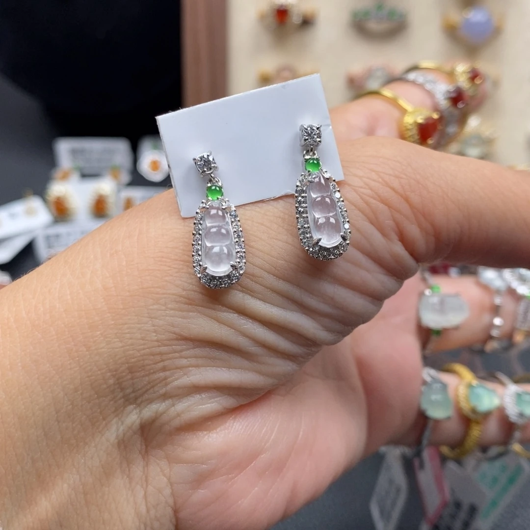 小***颖翡翠银S925镶嵌戒指