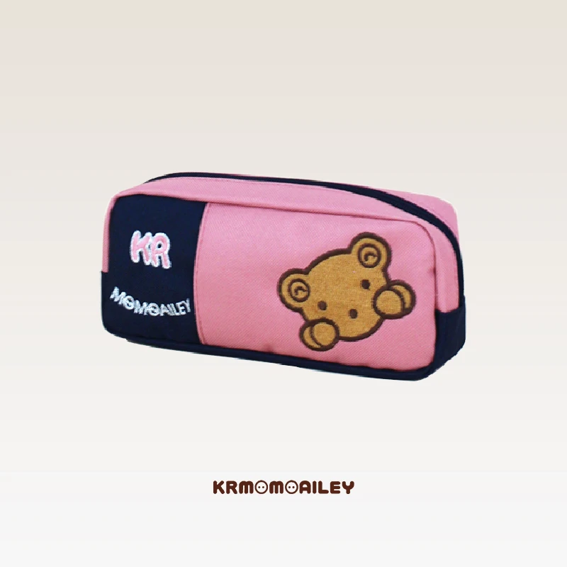 简约大容量笔袋女生复古轻便男生双层笔袋学生文具盒