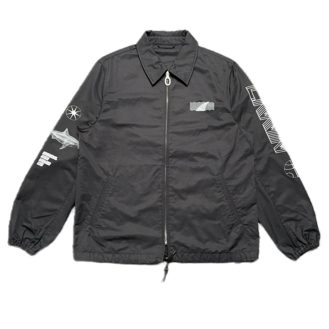 99新 LANVIN 99新52码 A0580 Lanvin浪凡黑色翻领夹克外套