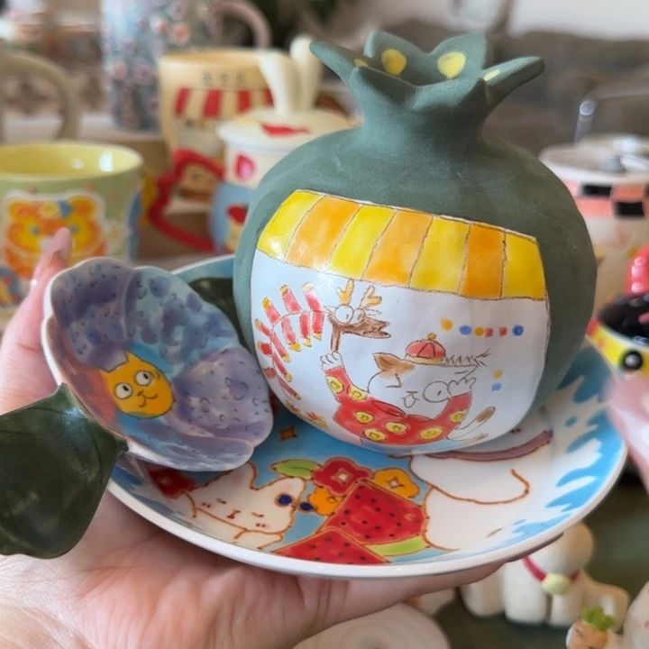 摆件景德镇原创手作陶瓷