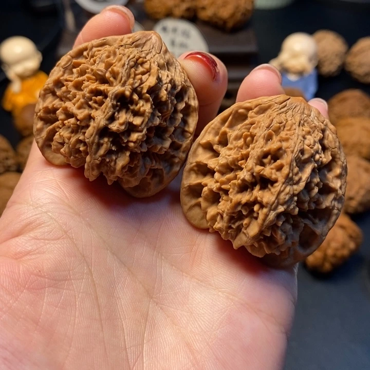 文玩核桃把件剧*34号满天星打底