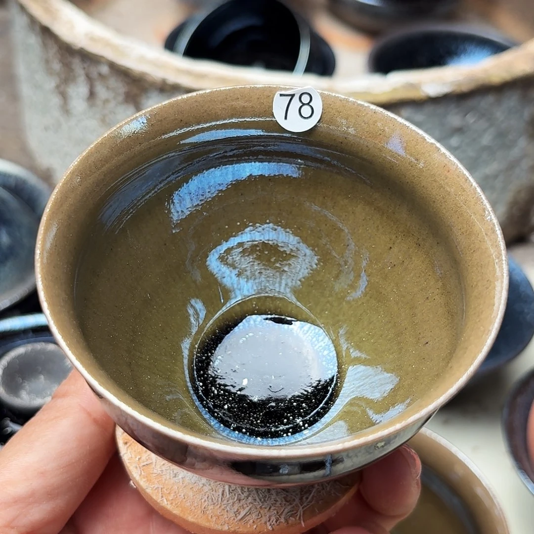 茶盏义兴龙窑建盏78微瑕