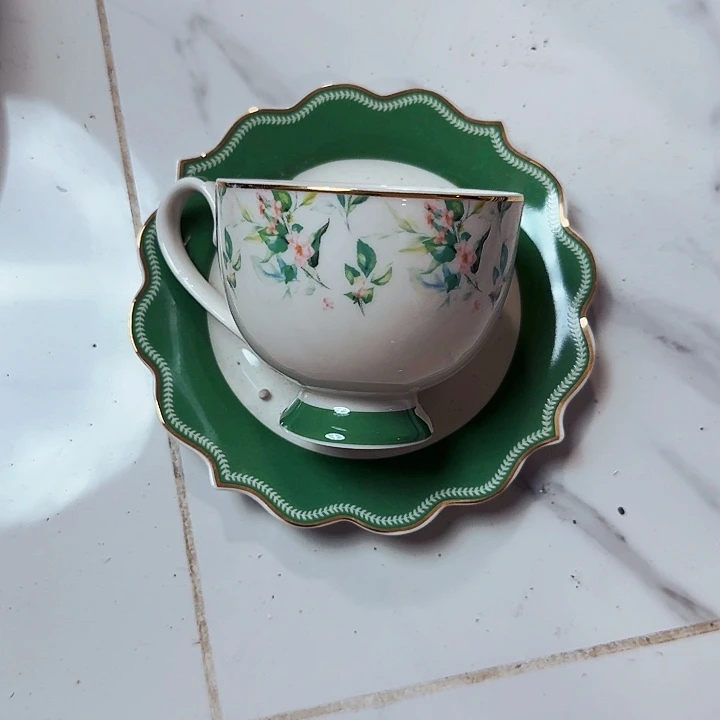 莎***ᵎ搪瓷咖啡杯17.5一套