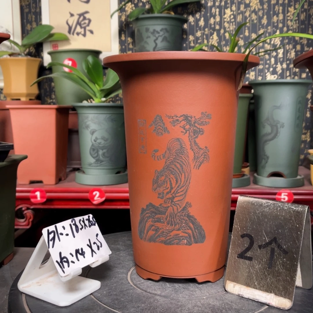 紫砂花盆紫砂花盆