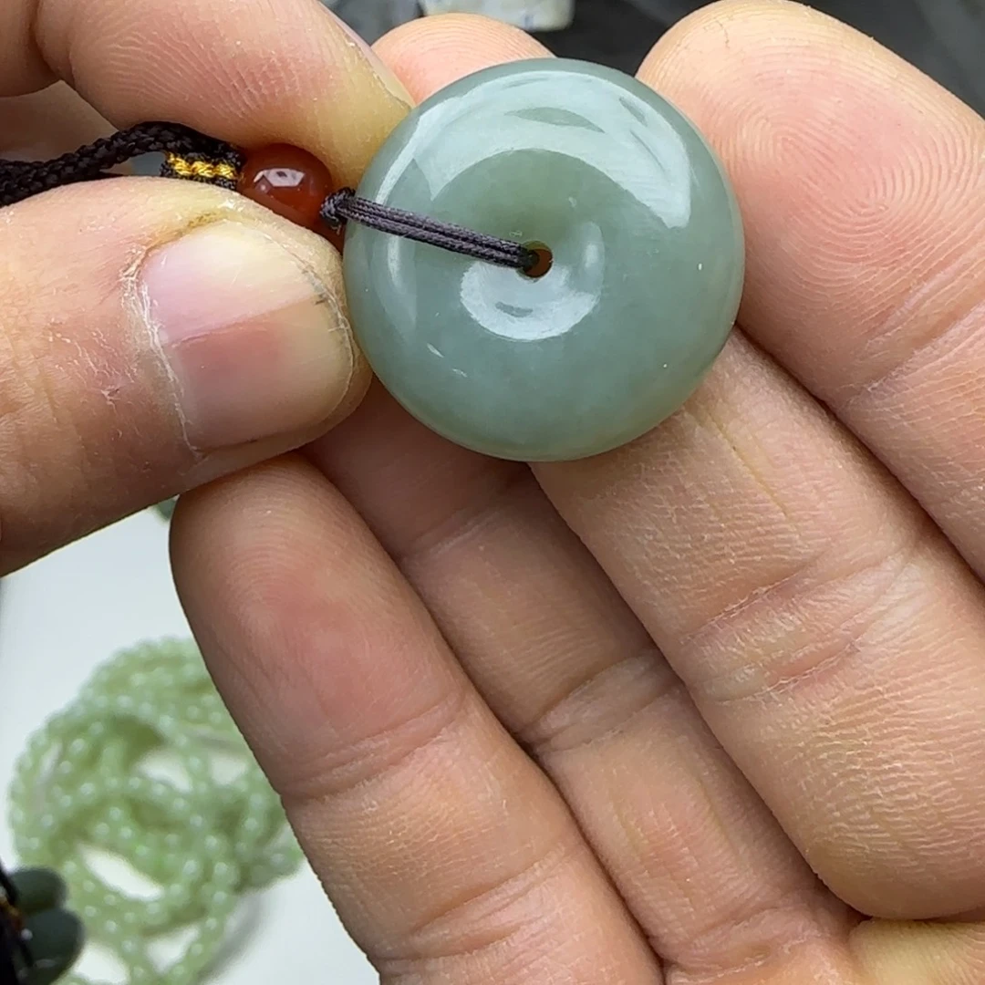 和田玉未镶嵌颈饰且末24-25