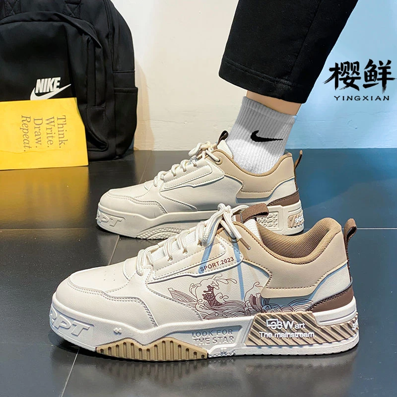 【正品】断码男鞋新款小众厚底小白潮鞋夏季爆款运动百搭休闲鞋