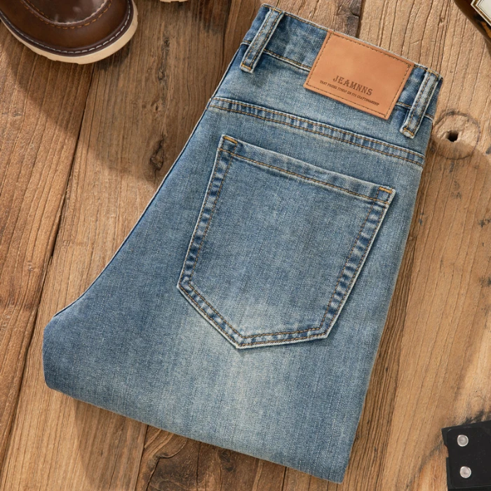 九分牛仔裤男款秋冬爆款加绒加厚潮流修身小直筒弹力百搭男士长裤