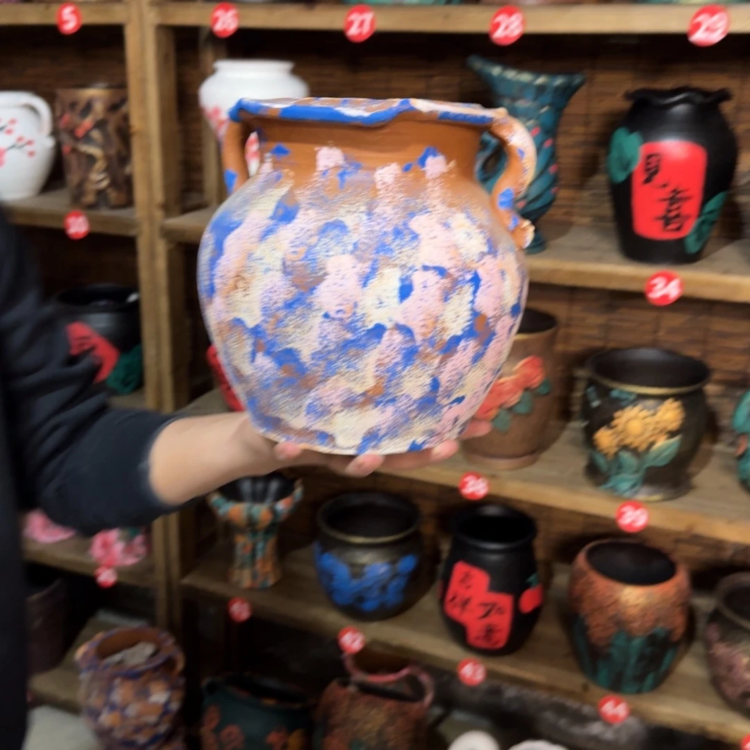 带孔高端浮雕花盆炸炸炸