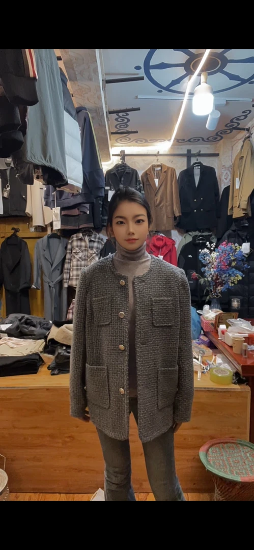 新款女士休闲百搭外套