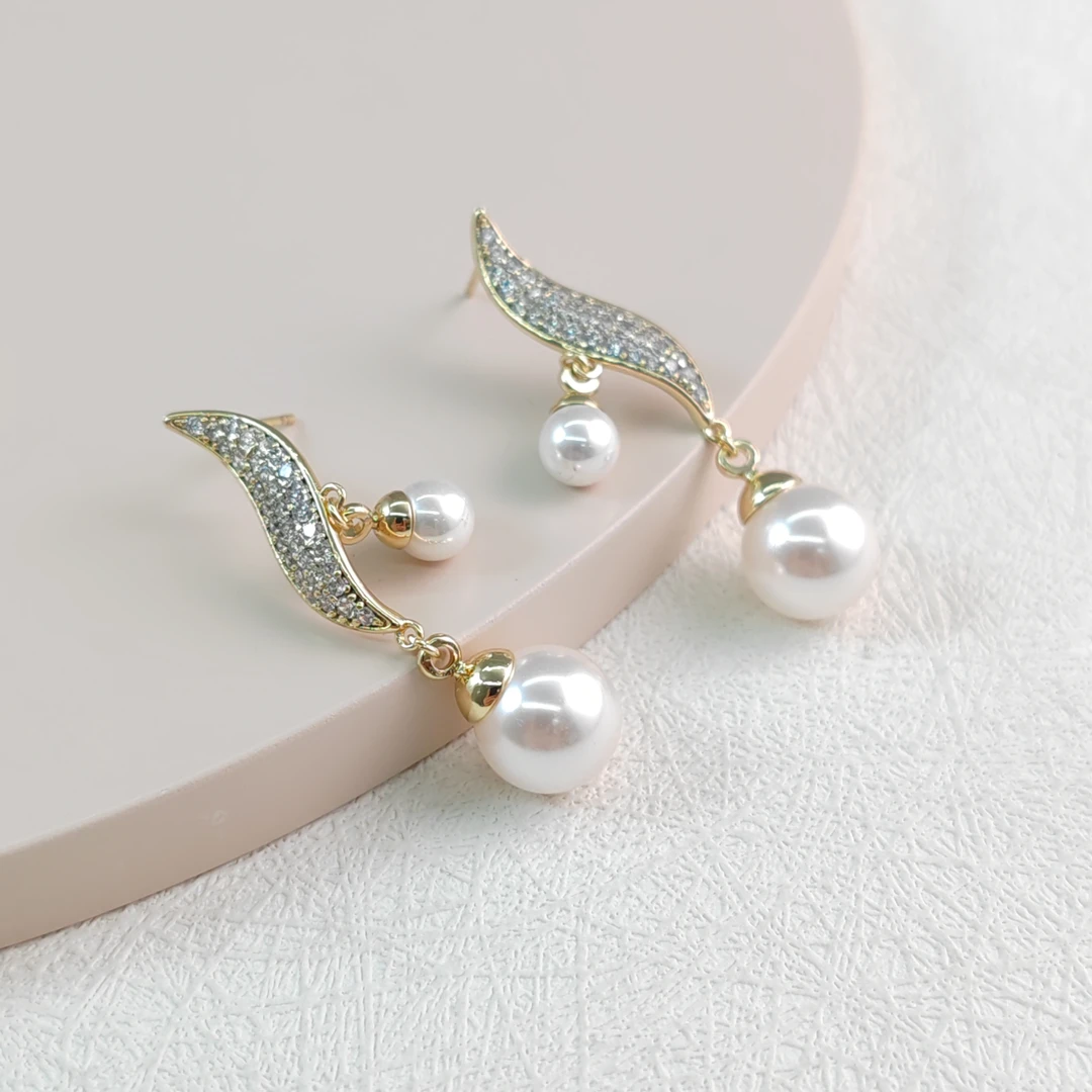 XUPING/旭平首饰 合金仿珍珠耳饰 【参与满赠】 珠珠GDM X000941096