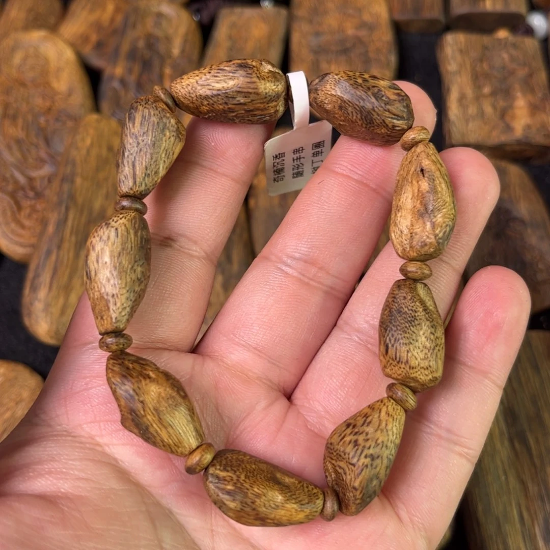 沉香手串奇楠沉香沉水浮树丁单圈手串一条（福利）