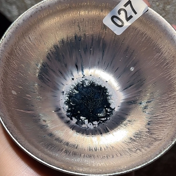 茶盏琢泥窑柴烧开窑