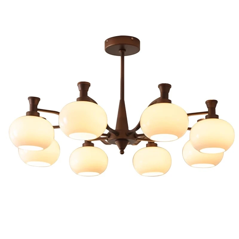 美式复古客厅主灯2025新款中古风高级感大气吊灯全屋中山灯具