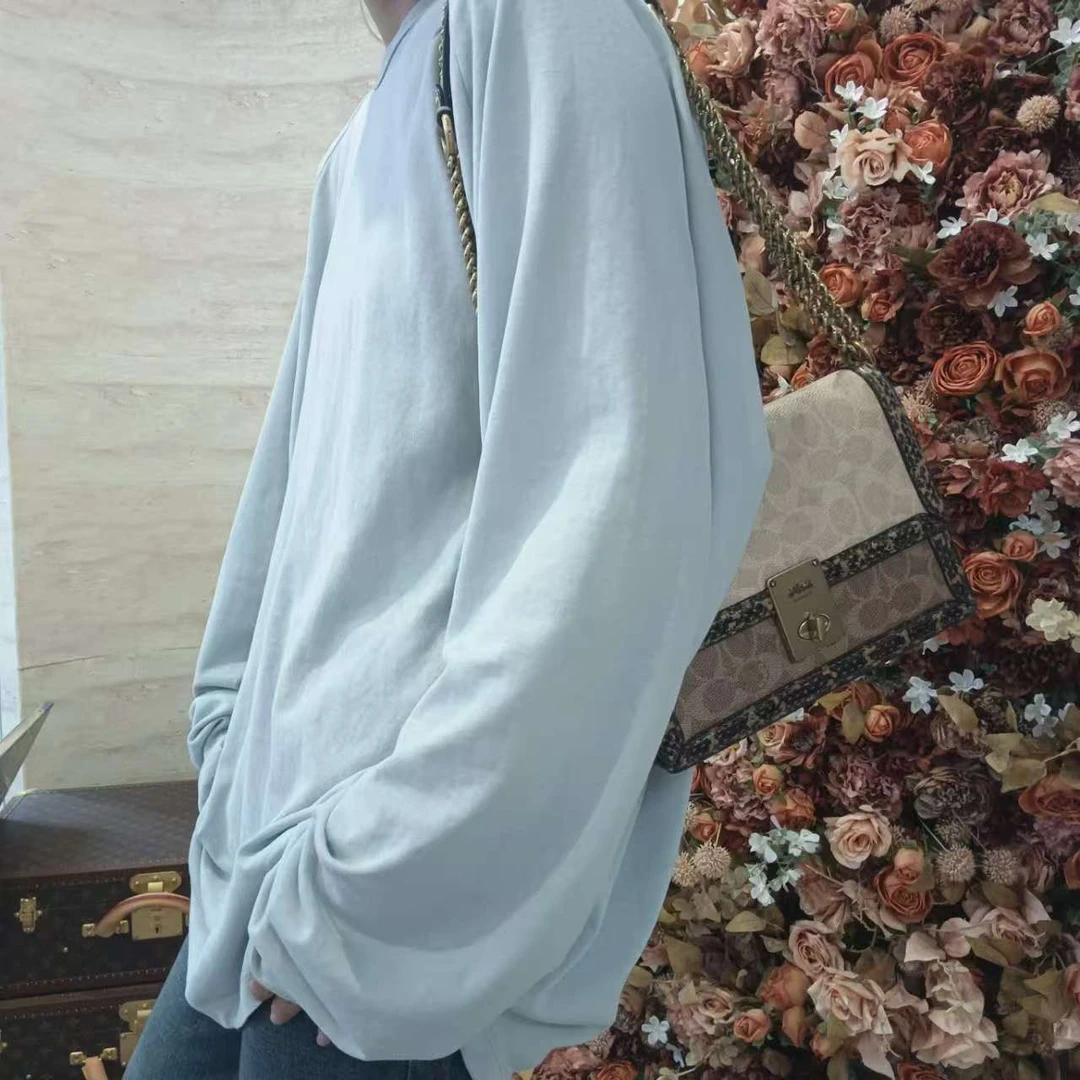 95新 COACH/蔻驰 【冰】腋下链条斜挎包