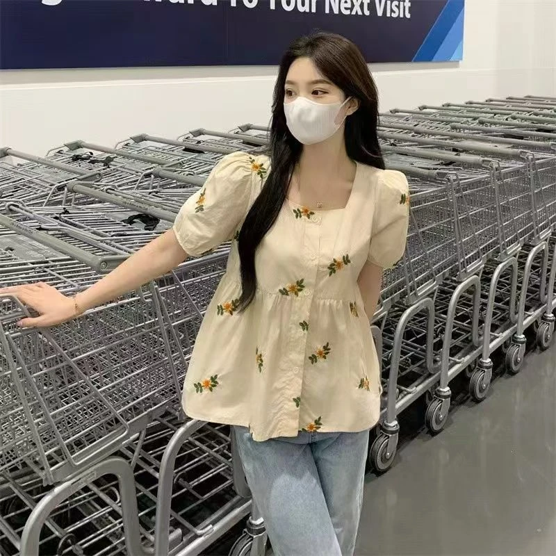 月季郁金香女装时尚小衫,