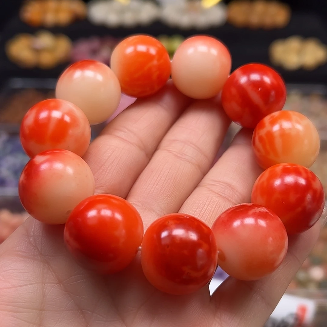 菩提根/象牙果手串卡22干磨闪电瓜皮一条