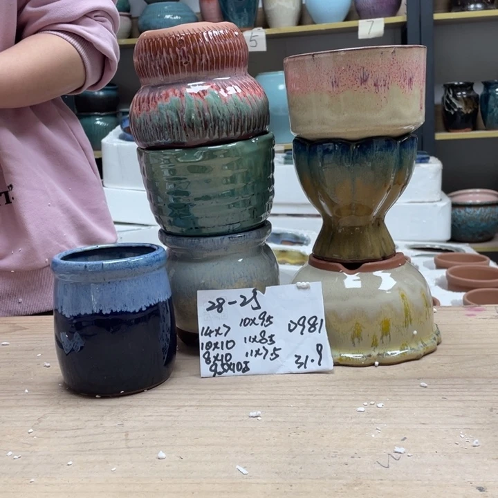 紫砂花盆多肉花盆微瑕25