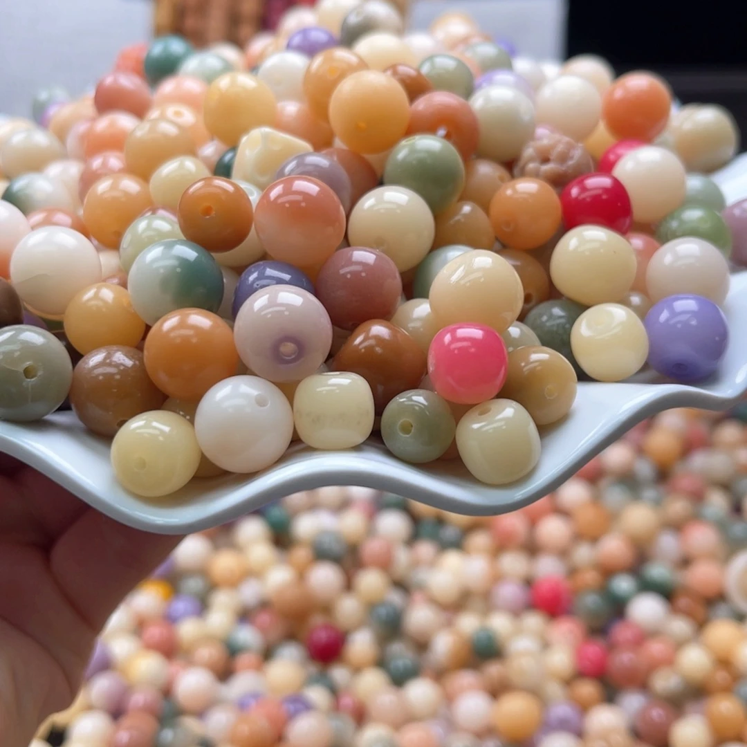 白玉菩提吊坠z10-13mm/400颗大杂烩瑕