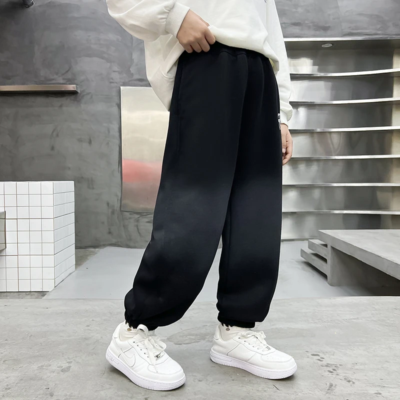 春秋男童女童休闲裤薄款帅气卫裤