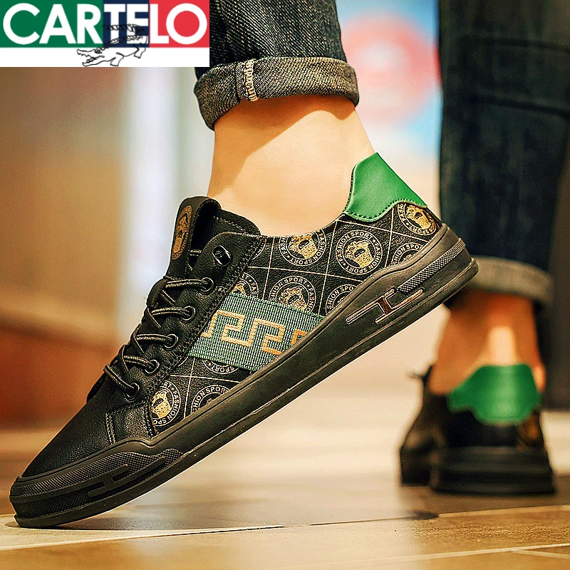 卡帝乐鳄鱼板鞋男款秋季2025新款潮鞋爆款皮鞋男士鞋子男鞋休闲鞋