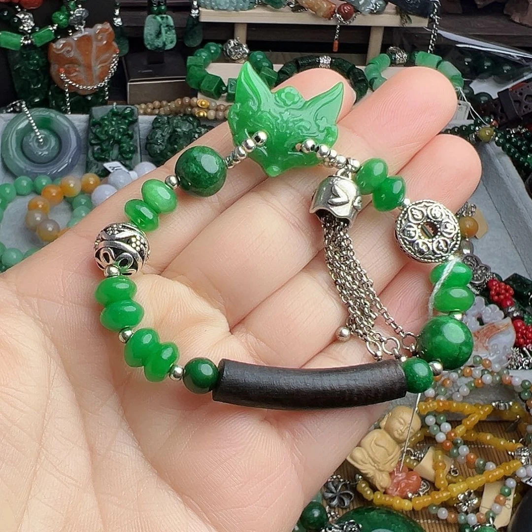 翡翠未镶嵌手链99